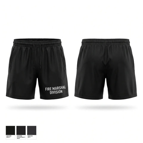 Athletic Shorts With Pockets, Fire Marshal Division, Fire Department, Teamtime, Team time, sublimation, custom sports apparel, team uniforms, spirit wear, spiritwear, sports uniforms, custom shirts, team store, custom team store, fundraiser sports, apparel fundraiser
