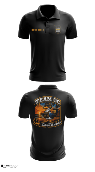 Short Sleeve Performance Polo, TEAM OC, National Guard, Teamtime, Team time, sublimation, custom sports apparel, team uniforms, spirit wear, spiritwear, sports uniforms, custom shirts, team store, custom team store, fundraiser sports, apparel fundraiser