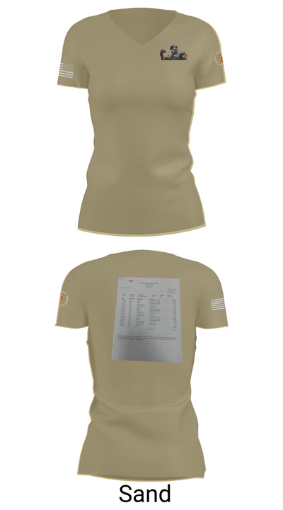 AFJROTC MS-081 DRONE TEAM 88778530 Women's Short Sleeve V-neck Shirt - 88