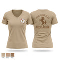 1/182 1st Platoon Women's Short Sleeve V-neck Shirt - 1