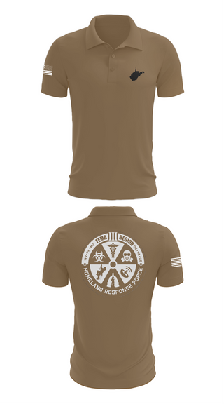 Short Sleeve Performance Polo, Region 3 Homeland Response Force, , Teamtime, Team time, sublimation, custom sports apparel, team uniforms, spirit wear, spiritwear, sports uniforms, custom shirts, team store, custom team store, fundraiser sports, apparel fundraiser
