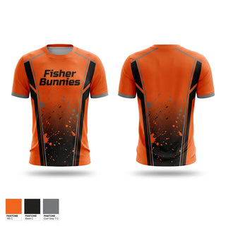 Short Sleeve Performance Shirt, Fisher Bunnies, Cross Country, Teamtime, Team time, sublimation, custom sports apparel, team uniforms, spirit wear, spiritwear, sports uniforms, custom shirts, team store, custom team store, fundraiser sports, apparel fundraiser
