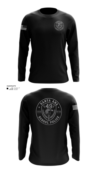 Long Sleeve Performance Shirt, SASPD, Police, Teamtime, Team time, sublimation, custom sports apparel, team uniforms, spirit wear, spiritwear, sports uniforms, custom shirts, team store, custom team store, fundraiser sports, apparel fundraiser