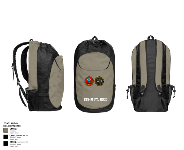 Gear Bag, RTS-M FT. HOOD, , Teamtime, Team time, sublimation, custom sports apparel, team uniforms, spirit wear, spiritwear, sports uniforms, custom shirts, team store, custom team store, fundraiser sports, apparel fundraiser