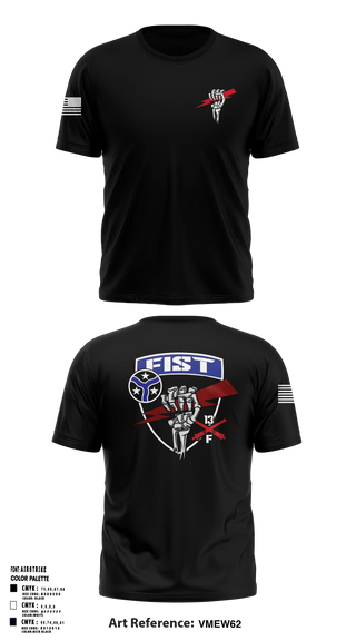 Short Sleeve Performance Shirt, 1/115th FA HHB DET 1, Army, Teamtime, Team time, sublimation, custom sports apparel, team uniforms, spirit wear, spiritwear, sports uniforms, custom shirts, team store, custom team store, fundraiser sports, apparel fundraiser