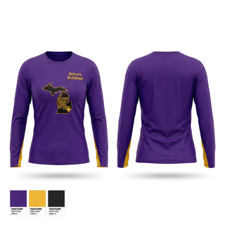 Long Sleeve Performance Shirt, Schurz Bulldogs, Baseball, Teamtime, Team time, sublimation, custom sports apparel, team uniforms, spirit wear, spiritwear, sports uniforms, custom shirts, team store, custom team store, fundraiser sports, apparel fundraiser