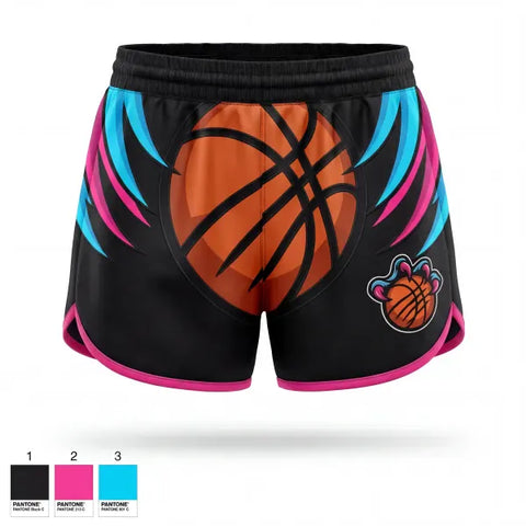 Womens Shorts, Ball Hawks, Men's Basketball, Teamtime, Team time, sublimation, custom sports apparel, team uniforms, spirit wear, spiritwear, sports uniforms, custom shirts, team store, custom team store, fundraiser sports, apparel fundraiser