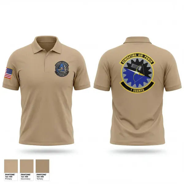 Short Sleeve Performance Polo, 1 SOAMXS, Air Force, Teamtime, Team time, sublimation, custom sports apparel, team uniforms, spirit wear, spiritwear, sports uniforms, custom shirts, team store, custom team store, fundraiser sports, apparel fundraiser