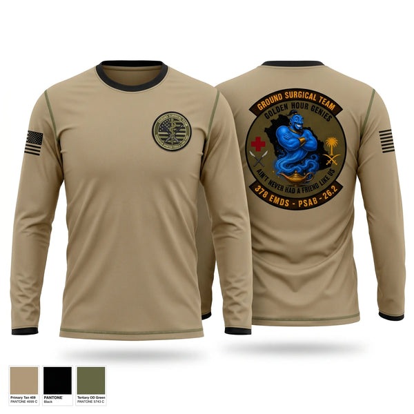 Long Sleeve Performance Shirt, 111th Ground Surgical Team, Air Force, Teamtime, Team time, sublimation, custom sports apparel, team uniforms, spirit wear, spiritwear, sports uniforms, custom shirts, team store, custom team store, fundraiser sports, apparel fundraiser