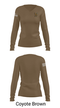 NMCB 4 61250652 Women's Long Sleeve V-neck Shirt - 16