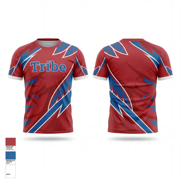 Old School Cotton Feel Shirt, Tribe, Baseball, Teamtime, Team time, sublimation, custom sports apparel, team uniforms, spirit wear, spiritwear, sports uniforms, custom shirts, team store, custom team store, fundraiser sports, apparel fundraiser