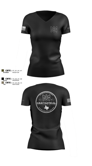 Womens Short Sleeve Vneck Shirt, MMI TACTICAL, , Teamtime, Team time, sublimation, custom sports apparel, team uniforms, spirit wear, spiritwear, sports uniforms, custom shirts, team store, custom team store, fundraiser sports, apparel fundraiser