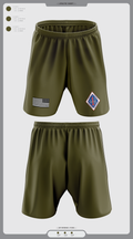 1st Combat Engineer Battalion 65310985 Athletic Shorts With Pockets - 1