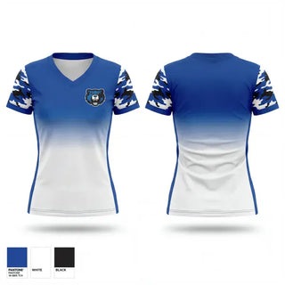Womens Short Sleeve Vneck Shirt, Ki-Be Bears, , Teamtime, Team time, sublimation, custom sports apparel, team uniforms, spirit wear, spiritwear, sports uniforms, custom shirts, team store, custom team store, fundraiser sports, apparel fundraiser