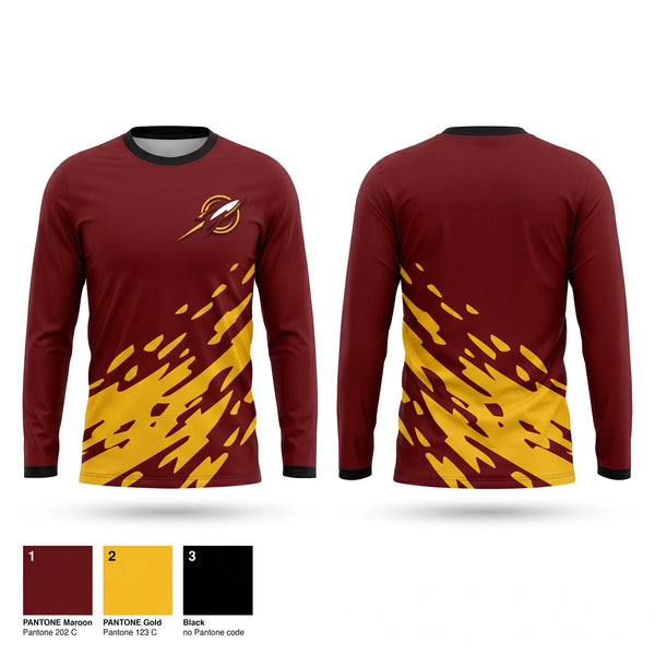 Long Sleeve Performance Shirt, Berne Union, Track & Field, Teamtime, Team time, sublimation, custom sports apparel, team uniforms, spirit wear, spiritwear, sports uniforms, custom shirts, team store, custom team store, fundraiser sports, apparel fundraiser