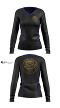 Vigilance Protection Services Women's Long Sleeve V-neck Shirt - 22 (1)