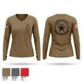 673d Security Forces Squadron 9554839 Women's Long Sleeve V-neck Shirt - 1