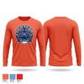 Back bay blue crabs Long Sleeve Performance Shirt - 2
