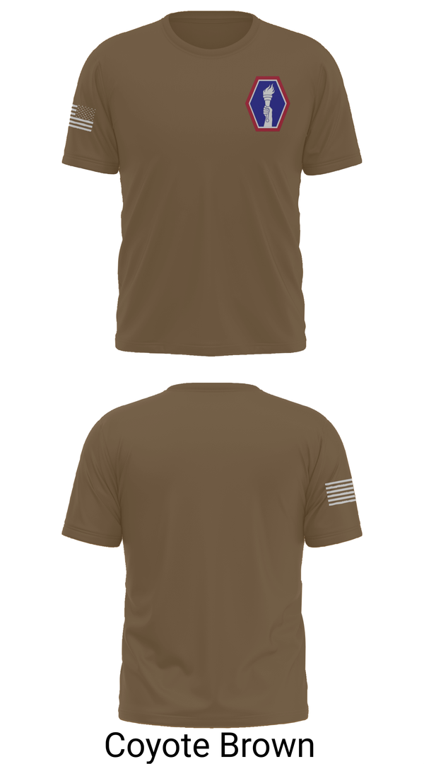 Short Sleeve Performance Shirt, 100 Battalion 442 Infantry, Army, Teamtime, Team time, sublimation, custom sports apparel, team uniforms, spirit wear, spiritwear, sports uniforms, custom shirts, team store, custom team store, fundraiser sports, apparel fundraiser