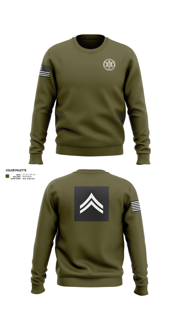 Crew Neck Sweatshirt, Wayne County Sheriff’s Department, Police, Teamtime, Team time, sublimation, custom sports apparel, team uniforms, spirit wear, spiritwear, sports uniforms, custom shirts, team store, custom team store, fundraiser sports, apparel fundraiser