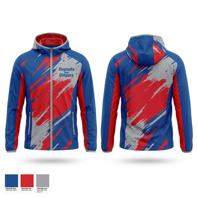 Dugouts and Dingers Windbreaker - 1