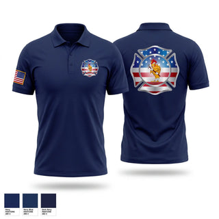 Short Sleeve Performance Polo, Chickenbone Fire Department, Fire Department, Teamtime, Team time, sublimation, custom sports apparel, team uniforms, spirit wear, spiritwear, sports uniforms, custom shirts, team store, custom team store, fundraiser sports, apparel fundraiser