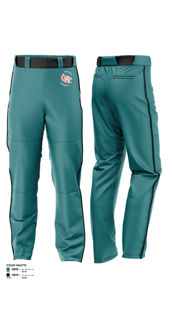 Baseball Pants, aguilas, Baseball, Teamtime, Team time, sublimation, custom sports apparel, team uniforms, spirit wear, spiritwear, sports uniforms, custom shirts, team store, custom team store, fundraiser sports, apparel fundraiser