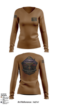 52 MDG 1073978 Women's Long Sleeve V-neck Shirt - 5