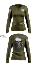 180th ESC 85652758 Women's Long Sleeve V-neck Shirt - 30