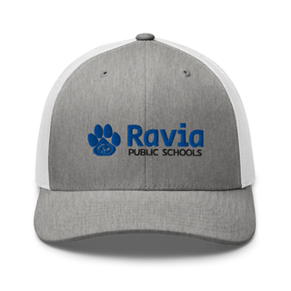 Ravia Middle School Basketball Retro Trucker Hat | Yupoong 6606