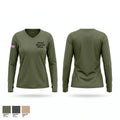 School Resource Officer Women's Long Sleeve V-neck Shirt - 1