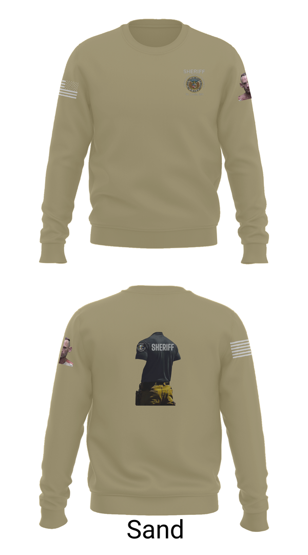 Crew Neck Sweatshirt, Sheriff Transportation, , Teamtime, Team time, sublimation, custom sports apparel, team uniforms, spirit wear, spiritwear, sports uniforms, custom shirts, team store, custom team store, fundraiser sports, apparel fundraiser