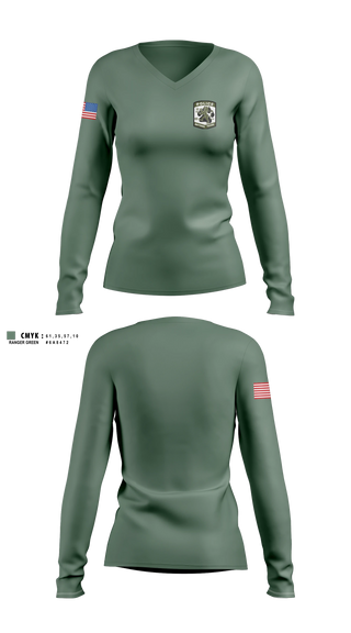 Womens Long Sleeve Vneck Shirt, Baytown Police K-9, Police, Teamtime, Team time, sublimation, custom sports apparel, team uniforms, spirit wear, spiritwear, sports uniforms, custom shirts, team store, custom team store, fundraiser sports, apparel fundraiser