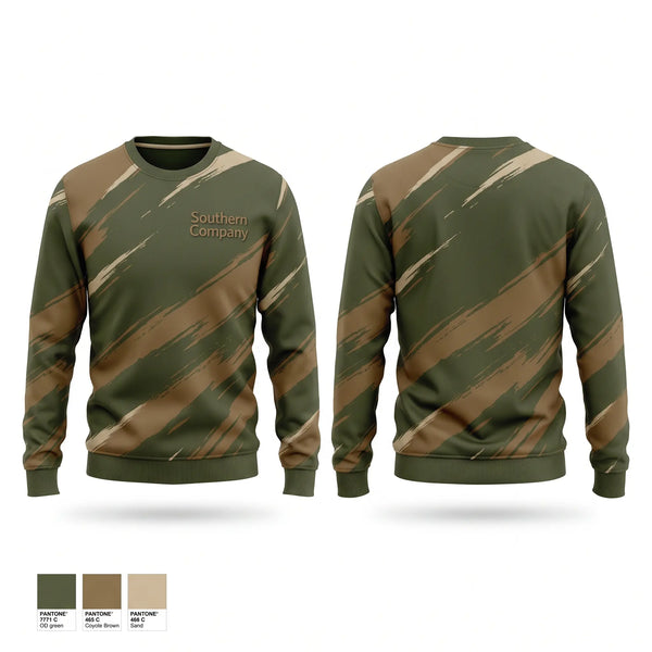 Crew Neck Sweatshirt, Southern Company, Police, Teamtime, Team time, sublimation, custom sports apparel, team uniforms, spirit wear, spiritwear, sports uniforms, custom shirts, team store, custom team store, fundraiser sports, apparel fundraiser