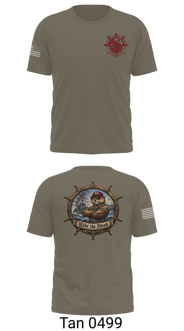 Short Sleeve Performance Shirt, 5th Transportation Company, Army, Teamtime, Team time, sublimation, custom sports apparel, team uniforms, spirit wear, spiritwear, sports uniforms, custom shirts, team store, custom team store, fundraiser sports, apparel fundraiser