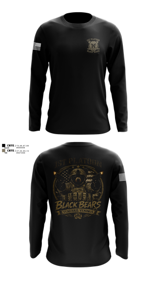 Long Sleeve Performance Shirt, 1ST PLT, 94MP, Army, Teamtime, Team time, sublimation, custom sports apparel, team uniforms, spirit wear, spiritwear, sports uniforms, custom shirts, team store, custom team store, fundraiser sports, apparel fundraiser