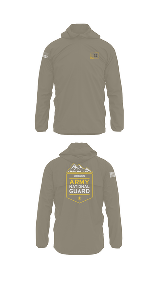 Windbreaker, Oregon Army National Guard, National Guard, Teamtime, Team time, sublimation, custom sports apparel, team uniforms, spirit wear, spiritwear, sports uniforms, custom shirts, team store, custom team store, fundraiser sports, apparel fundraiser