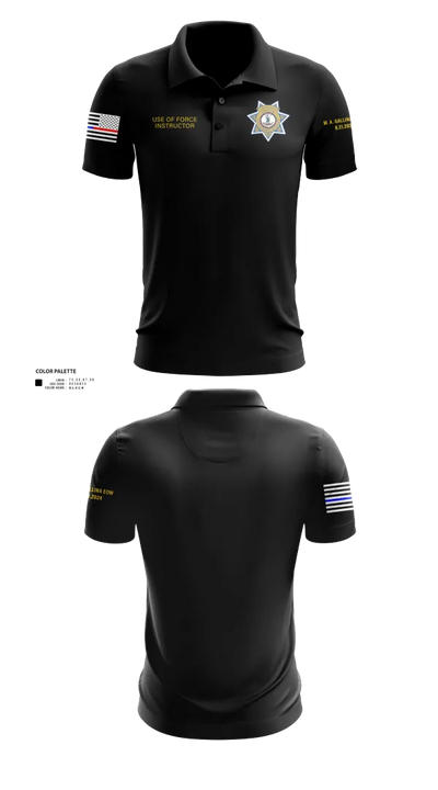 VFMA Use of Force Short Sleeve Performance Polo - 500