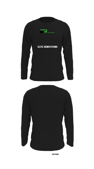 Long Sleeve Performance Shirt, Elite Renovations, , Teamtime, Team time, sublimation, custom sports apparel, team uniforms, spirit wear, spiritwear, sports uniforms, custom shirts, team store, custom team store, fundraiser sports, apparel fundraiser