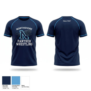 Short Sleeve Performance Shirt, Northshore Panthers, Wrestling, Teamtime, Team time, sublimation, custom sports apparel, team uniforms, spirit wear, spiritwear, sports uniforms, custom shirts, team store, custom team store, fundraiser sports, apparel fundraiser