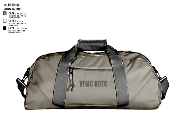 Duffle Bag, VFMC ROTC, , Teamtime, Team time, sublimation, custom sports apparel, team uniforms, spirit wear, spiritwear, sports uniforms, custom shirts, team store, custom team store, fundraiser sports, apparel fundraiser