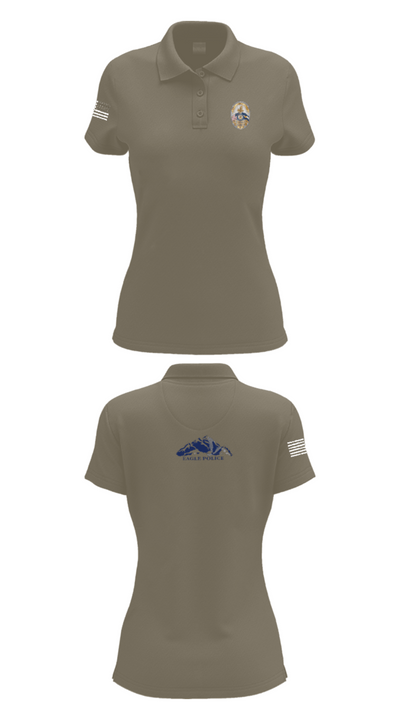 Eagle Police Department 40454733 Women's Short Sleeve Performance Polo  - 71