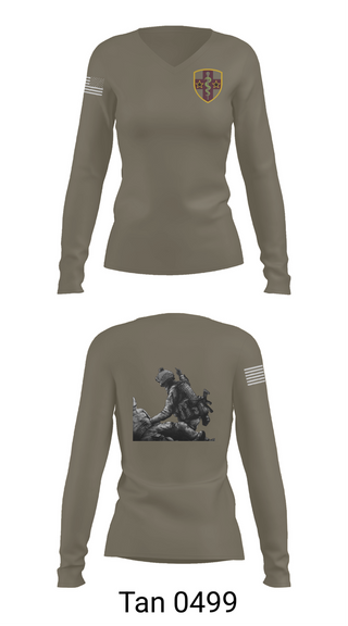 Womens Long Sleeve Vneck Shirt, 7455th MORU, , Teamtime, Team time, sublimation, custom sports apparel, team uniforms, spirit wear, spiritwear, sports uniforms, custom shirts, team store, custom team store, fundraiser sports, apparel fundraiser