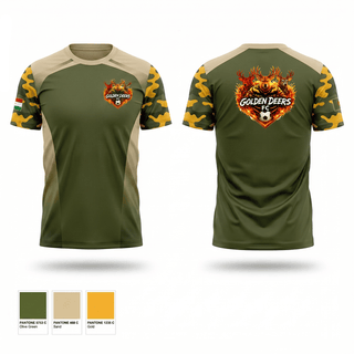 Short Sleeve Performance Shirt, Golden Deers FC, Men's Soccer, Teamtime, Team time, sublimation, custom sports apparel, team uniforms, spirit wear, spiritwear, sports uniforms, custom shirts, team store, custom team store, fundraiser sports, apparel fundraiser