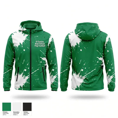 El Camimo High School Flag Football 75308351 Windbreaker - 1