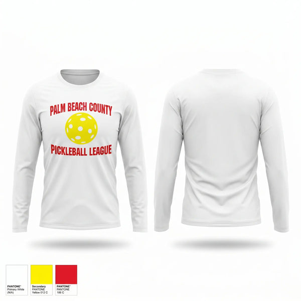 Long Sleeve Performance Shirt, Palm Beach County Pickleball League, , Teamtime, Team time, sublimation, custom sports apparel, team uniforms, spirit wear, spiritwear, sports uniforms, custom shirts, team store, custom team store, fundraiser sports, apparel fundraiser