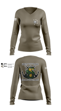 DECK DEPARTMENT 16334111 Women's Long Sleeve V-neck Shirt - 1