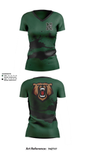 Norwalk Bears Women's Short Sleeve V-neck Shirt - 12