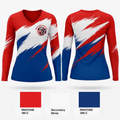 Kake Thunderbirds Basketball 26412112 Women's Long Sleeve V-neck Shirt - 1