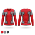 Bedford Junior High School Cross Country Women's Long Sleeve V-neck Shirt - 1